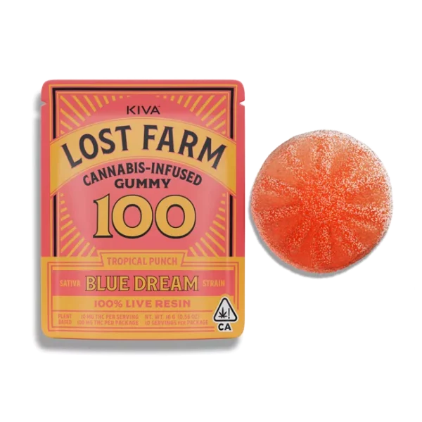1Lost Farm 100mg Tropical Punch x Blue Dream